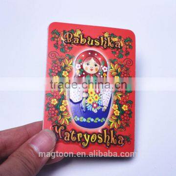 2016 custom good quality cheap elegant 3d Russian matryoshka Dolls style souvenir EVA fridge magnets                        
                                                                                Supplier's Choice