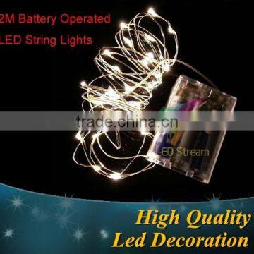 2 Meters Battery operated decoration LED string lights