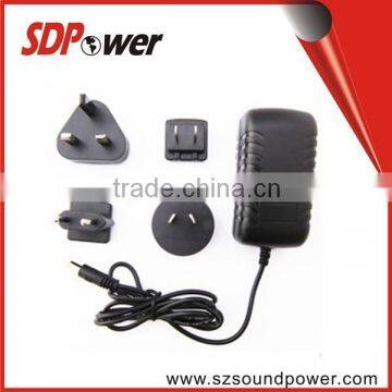 5w 10w 15w 20w Interchangeable ac dc Power Adapter With Multiple Plugs photo-3