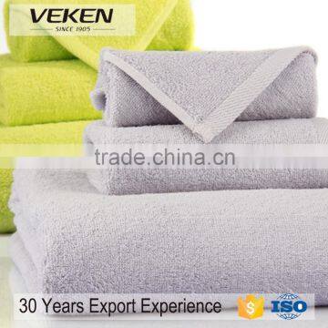veken products quick response 24*7 service super soft gray towel set