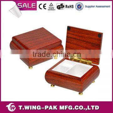 Wooden Jewelry Musical Music Box With Ballerina