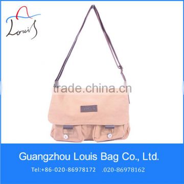 Latest trendy style canvas zipper bags wholesale