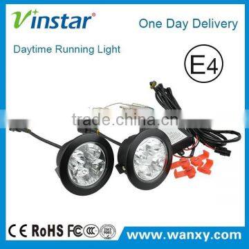 High power round led drl/ daytime running light drl led drl for car with Multi-function