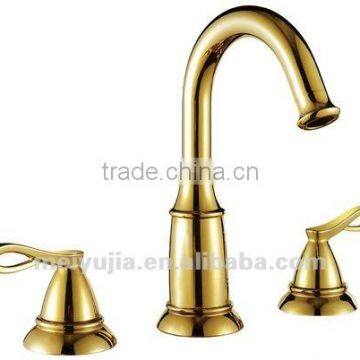 Sell Fast! Double Handle Golden Shower Faucet