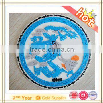 Chinese dragon loong cup coaster