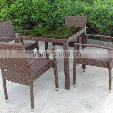 square table chairs used outside