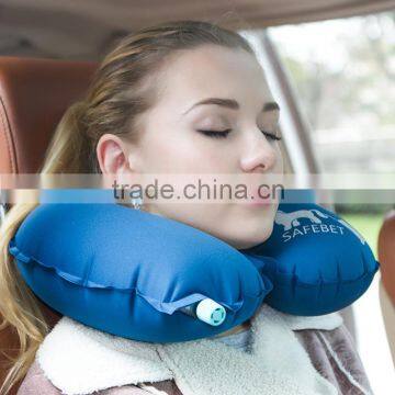 Super Soft TPU Inflatable Travel U Shape Neck Pillow photo-4
