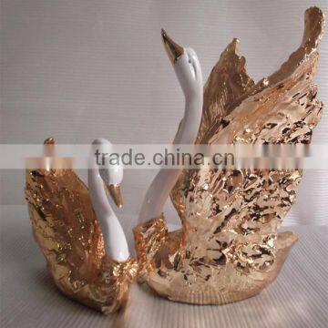 Customized Couple Flying Bird Garden Ornaments For Decoration