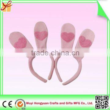 Custom Easter Party Decoration Plush Rabbit Ears Headband