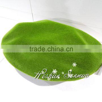 Chinese factory cheap price showcase decoration artificial fake moss green stone for sale