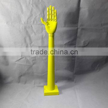 Hot sale wooden hands with base wood hand for jewelry display