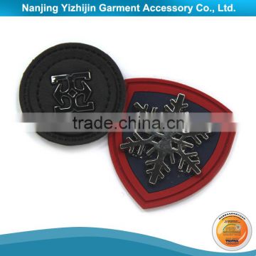 Good quality brand labels custom metal logo for handbags