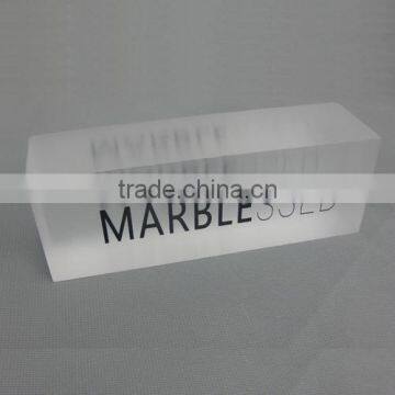 all size Acrylic Acrylic Brand Block, logo block,