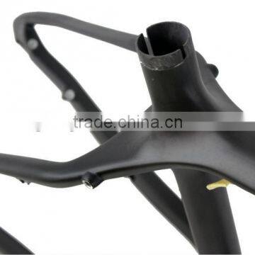 China 2016 New Thru Axle/QR 26" Fat Bike Full Carbon Snow Frame 100mm BSA Carbon Fat Bike Frame for 4.5'' Fat Tire Tubeless Bike photo-5