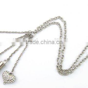 2015 New fashion Metal round shaped solid perfume container /lip gloss necklace, various design, OEM designs accepted.<DXCA9005