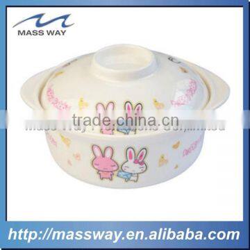 cartoon Kids colorful Plastic Melamine serving mixing bowl
