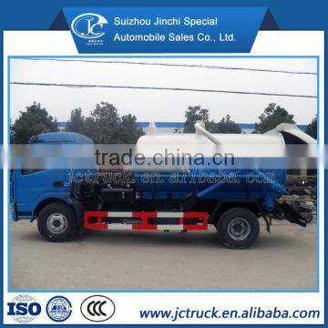 Guaranteed 100% brand new 4x2 sewage suction tanker truck supplier