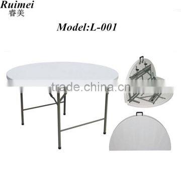 L-001 High quality plastic outdoor folding table wholesale