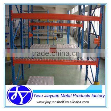 Longspan Shelving With Steel Wire Deck