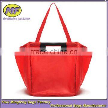 Custom High Quality Fashionable Oxfold Foldable Eco Friendly Large Capacity Tote Supermarket Shopping Bag