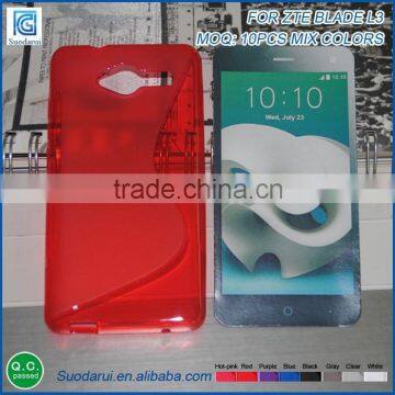 S-Line TPU Gel case For ZTE Blade L3 Best cell phone cases