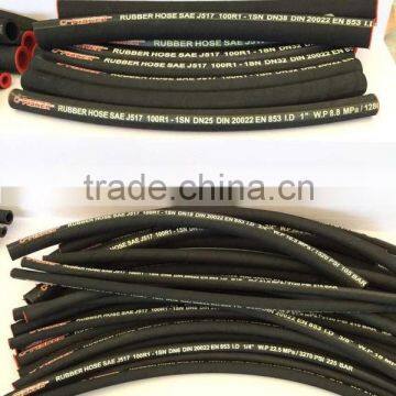 Steel Wire Braided Hydraulic Hose And Hose Assemblies