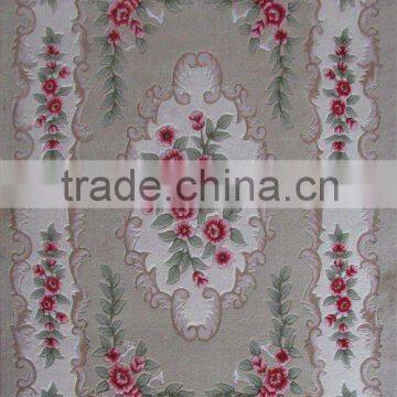 Plain flower design elegant eco-friendly hand tufted kids play mat