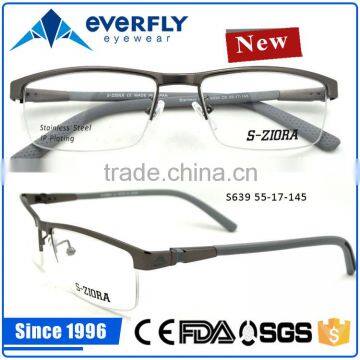 2015Top quality hand made metal full rim new model optical frame