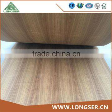 6mm Teak Veneer Coated MDF for Wall Decoration