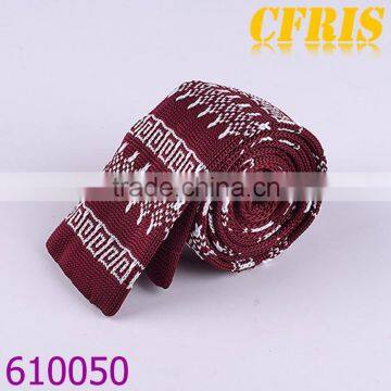 Knitted 100% cotton necktie manufacturer