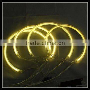 4300k yellow car led angel eyes headlight ring ccfl angel eyes kits for bmw e46 coupe facelift non xenon projector ccfl ring 12v