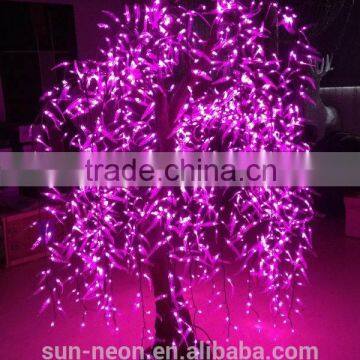 Outdoor Waterproof Artificial Led Weeping Willow Tree Lighting/ Led Lighted Willow Tree Lights photo-5