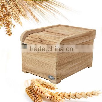 light color wood rice box with blind door