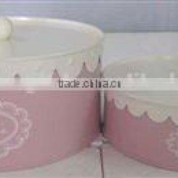 2pcs iron cake tin