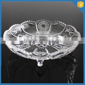 Flower machine press crystal footed plate