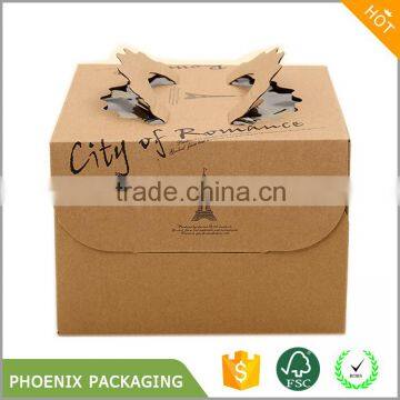 custom design kraft paper box baking packaing box biscuit cookies packaing box