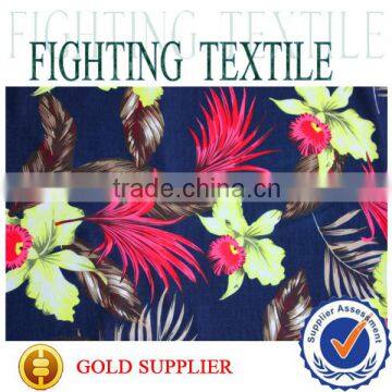 woven women dressing 75d digital floral printed polyester chiffon/georgette fabric