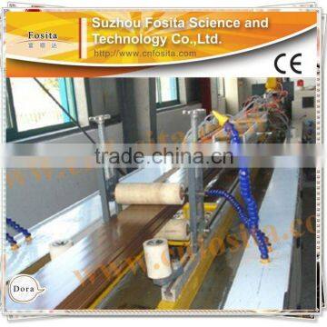 Machinery extruded plastic profile automatic control