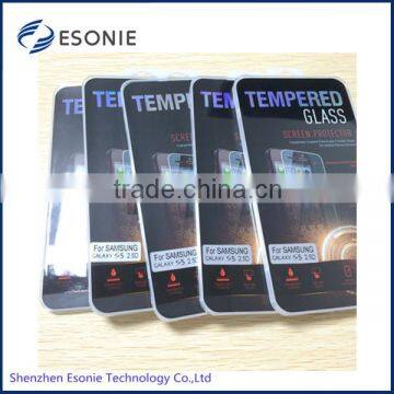 Hot selling tempered glass for samsung S5 screen protector