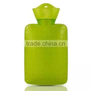 Hot baby PVC warm water bottle 1L houndstooth green anti-scald Christmas gift