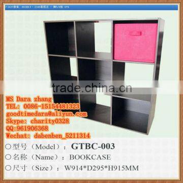 Particle board/MDF material KD Design melamine bookcases