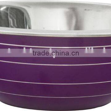 Purple Mixing Bowl Steel