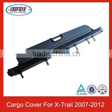 High Quality Retractable cargo cover for X-trail 2007-2012 Luggage Cover