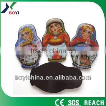 Wholesale Russian Nesting Dolls Epoxy Fridge Magnet