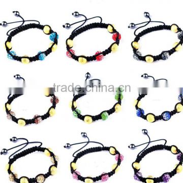 Buddhist inspired shamballa bracelets