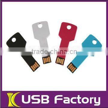 key shaped of metal usb