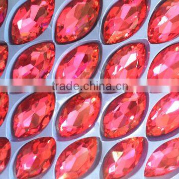 Star Light Wholesale Perfect Shining 17x32mm Marquise Shaped Stone For Luxury Decoration Loose Pointback Gemstone photo-3