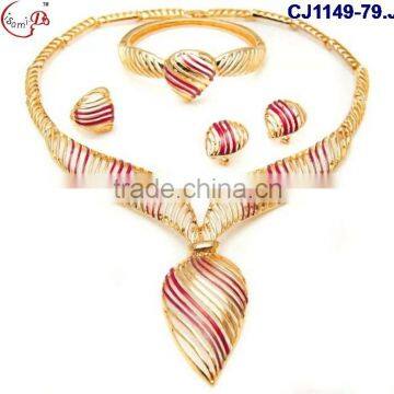 CJ1149-(74-79) Different Color Jewelry Gold Plating Wedding/evening Party Ladies Jewelry Set photo-6