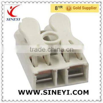 BIB terminal block nylon 2pole with cooper inside