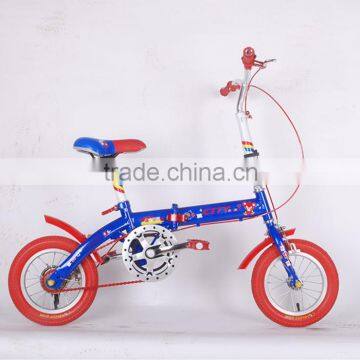 12-inch Children Folding Bike High-carbon Steel Children Bicycle photo-3